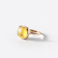 Bague Petit Coussin - Argent & Citrine